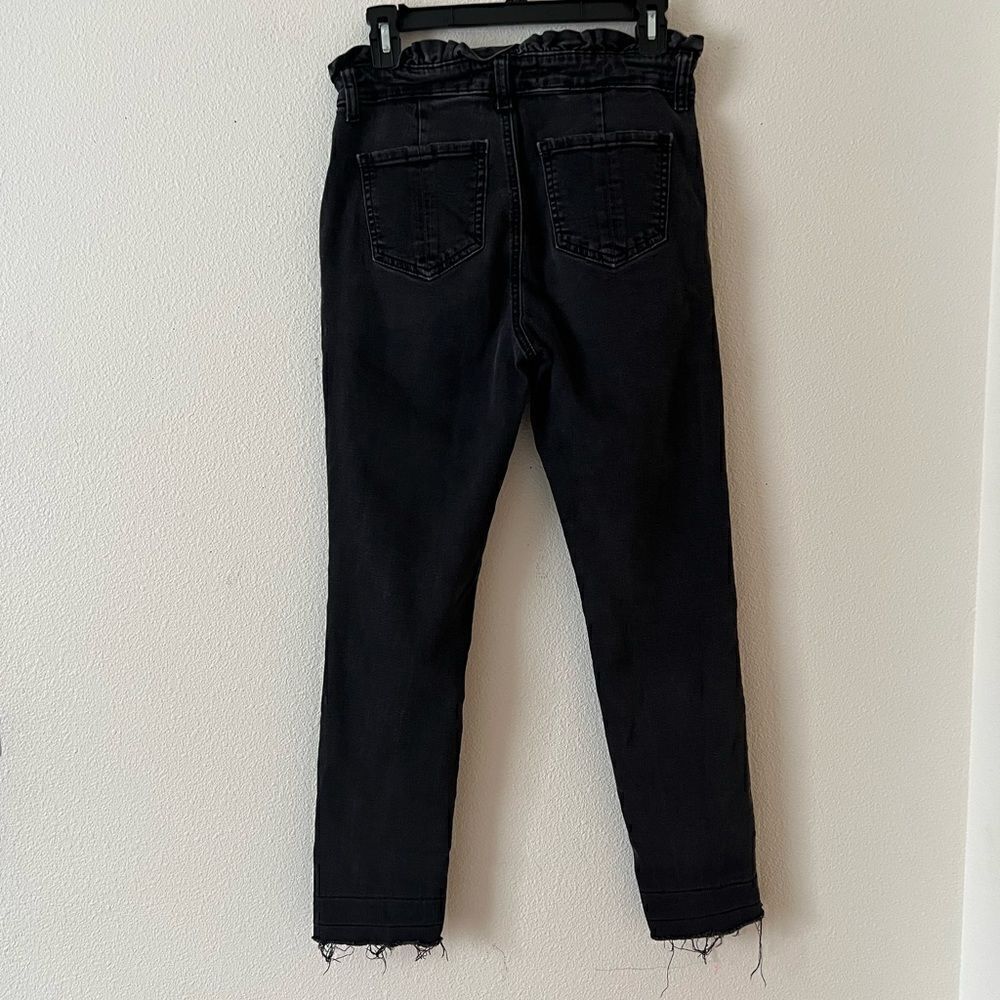 ASHLEY MASON Paperbag High Rise Denim Jeans size 9 - Picture 7 of 7
